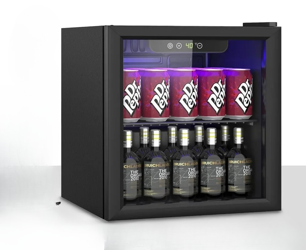 Wine Beer Foot - 1.3 cubic foot refrigerator cooler, 60