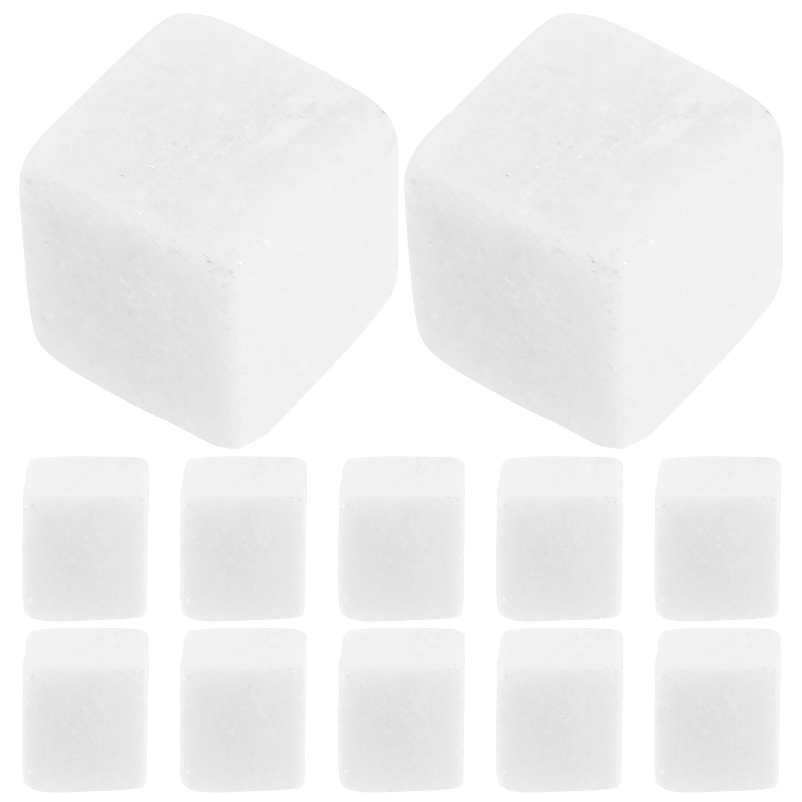 Wine Beer Juice - 12Pcs Natural Marble Whiskey Stones Reusable