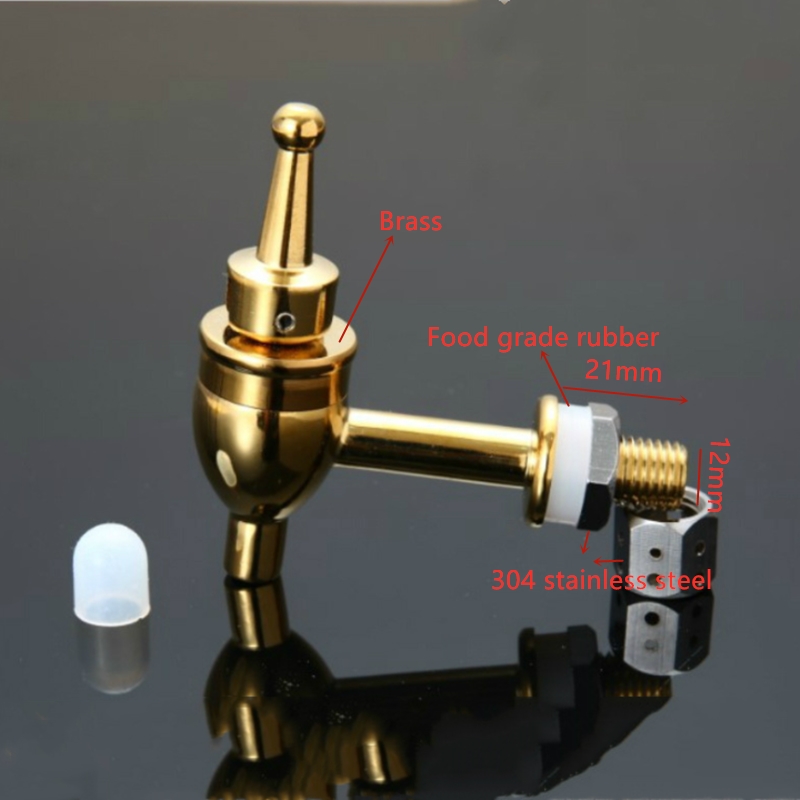 Copper Wine Barrel Spigot Beve - Wine Beer Juice recension och pris