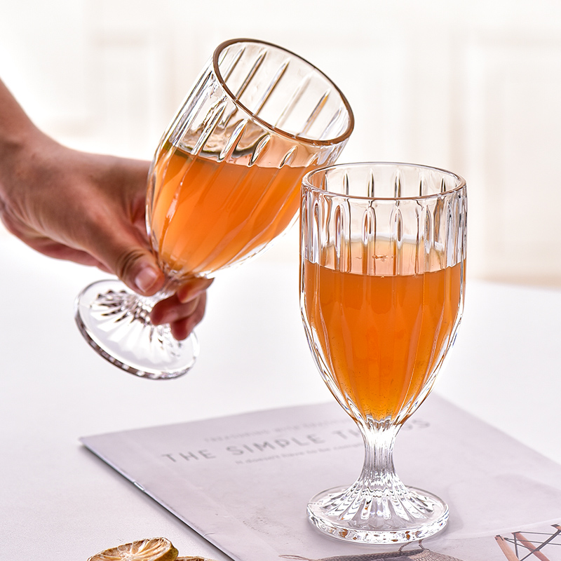 Large Capacity Glass Cup Champ - Wine Beer Foot recension och pris