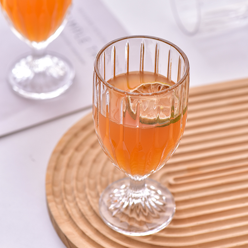 Large Capacity Glass Cup Champ - Wine Beer Foot recension och pris