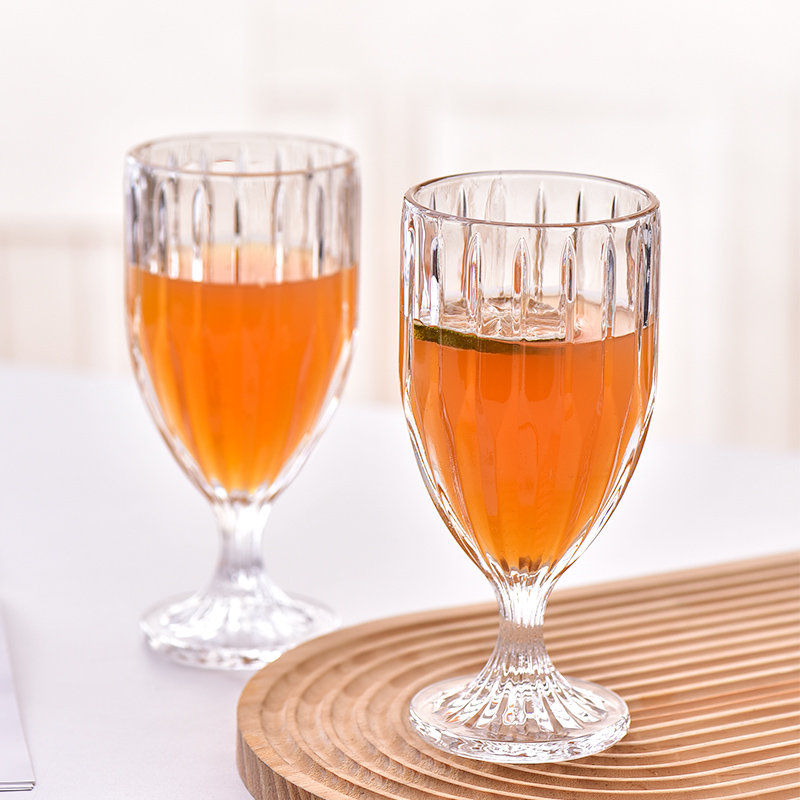 Large Capacity Glass Cup Champ - Wine Beer Foot recension och pris