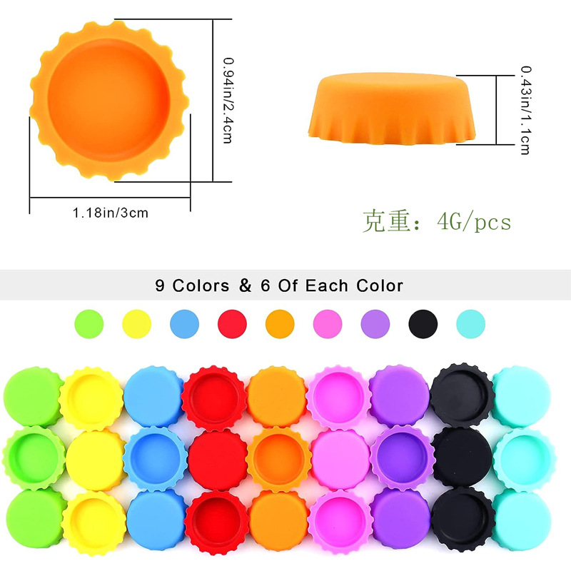 Novelty Sealing Caps 18 Pcs Si - Beer Wine Reus recension och pris