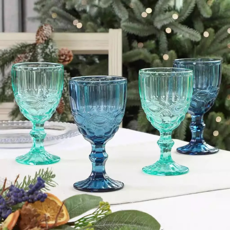 High Foot Color Crystal Glass  - Wine Beer Foot recension och pris