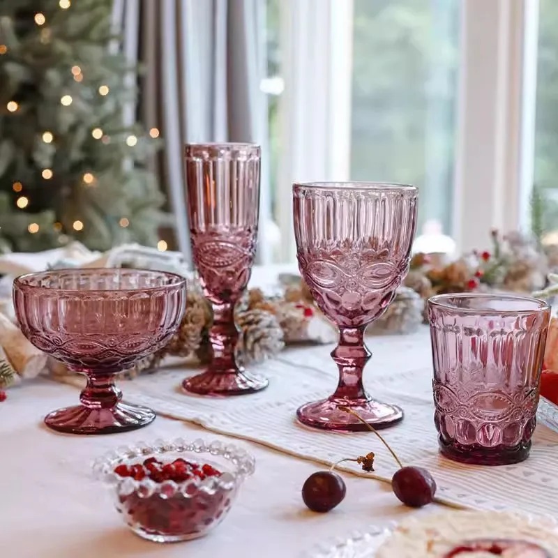 High Foot Color Crystal Glass  - Wine Beer Foot recension och pris