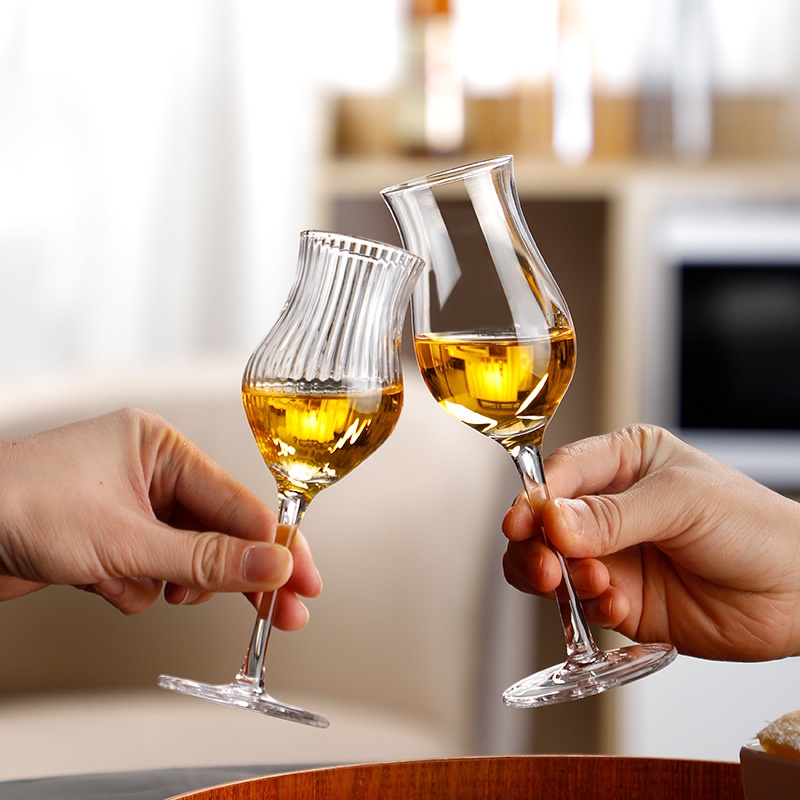 High Foot Crystal Glass Coffee - Wine Beer Foot recension och pris