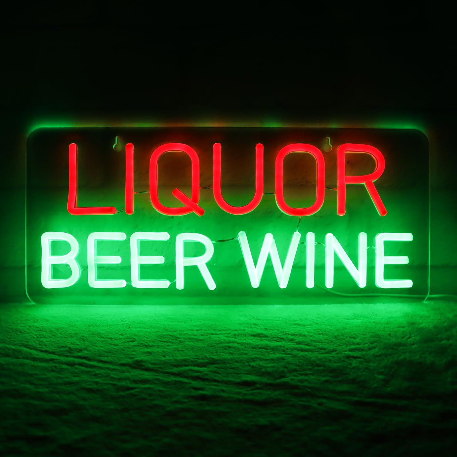 Liquor Beer Wine Neon Signs fo - Wine Beer Liquor Store recension och pris