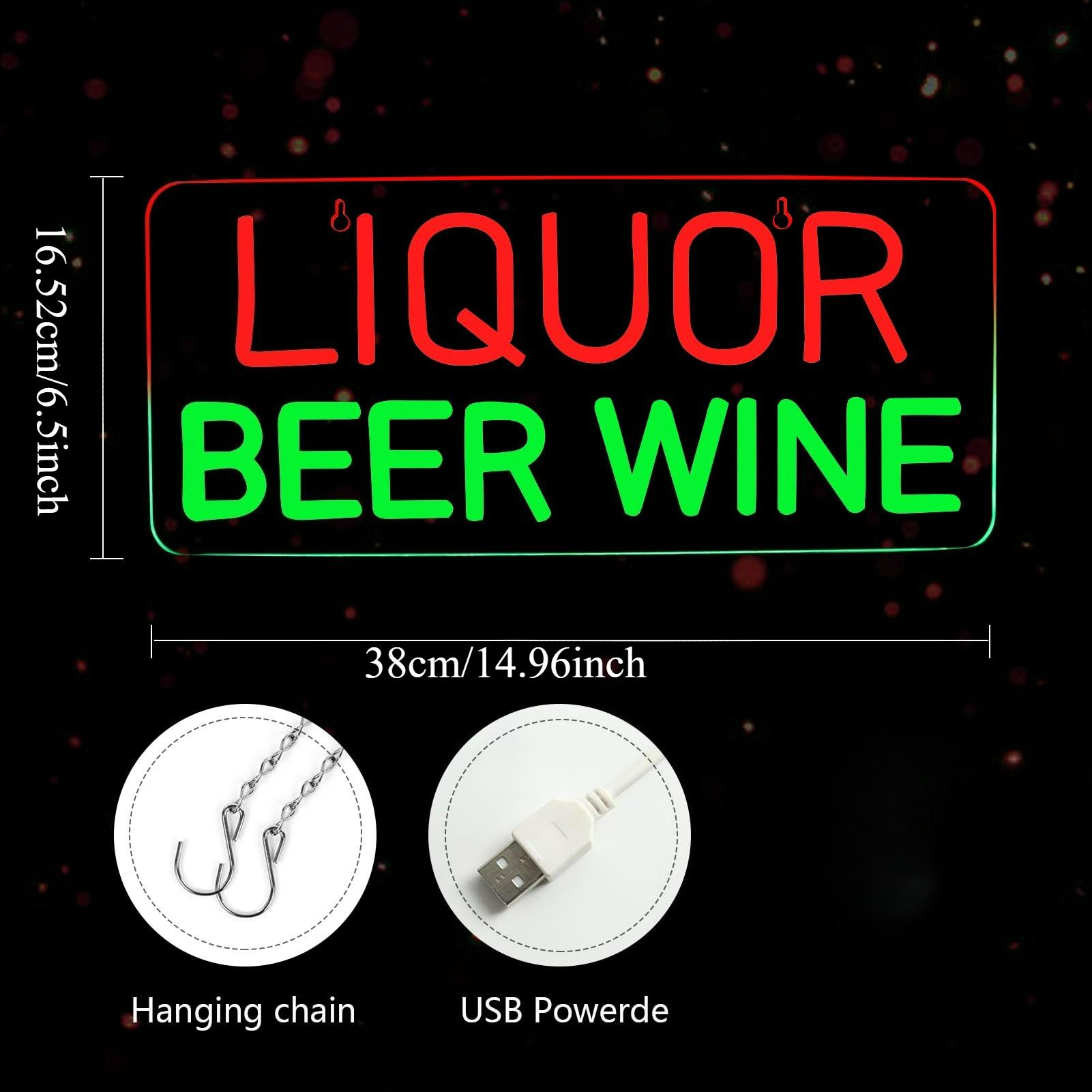 Liquor Beer Wine Neon Signs fo - Wine Beer Liquor Store recension och pris