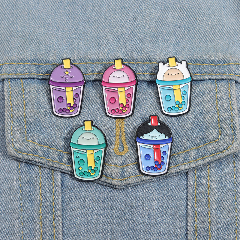 Cartoon Drink Brooch Animal Bu - Wine Beer Juice recension och pris
