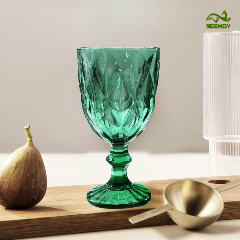 Green Engraved Relief High Foo - Wine Beer Foot recension och pris