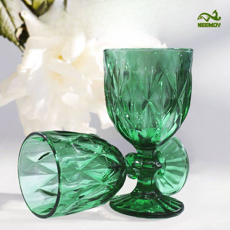 Green Engraved Relief High Foo - Wine Beer Foot recension och pris