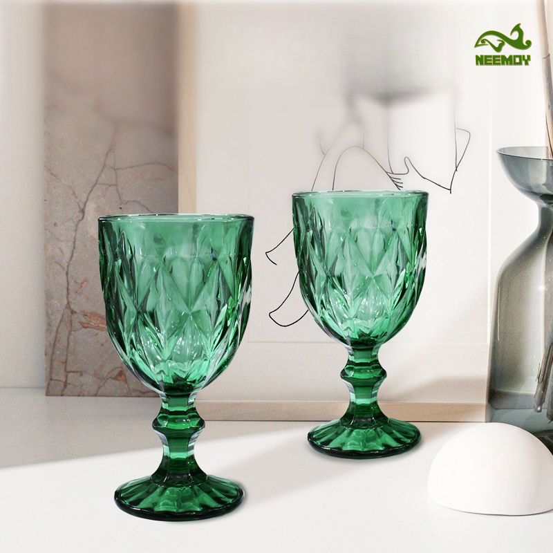 Green Engraved Relief High Foo - Wine Beer Foot recension och pris