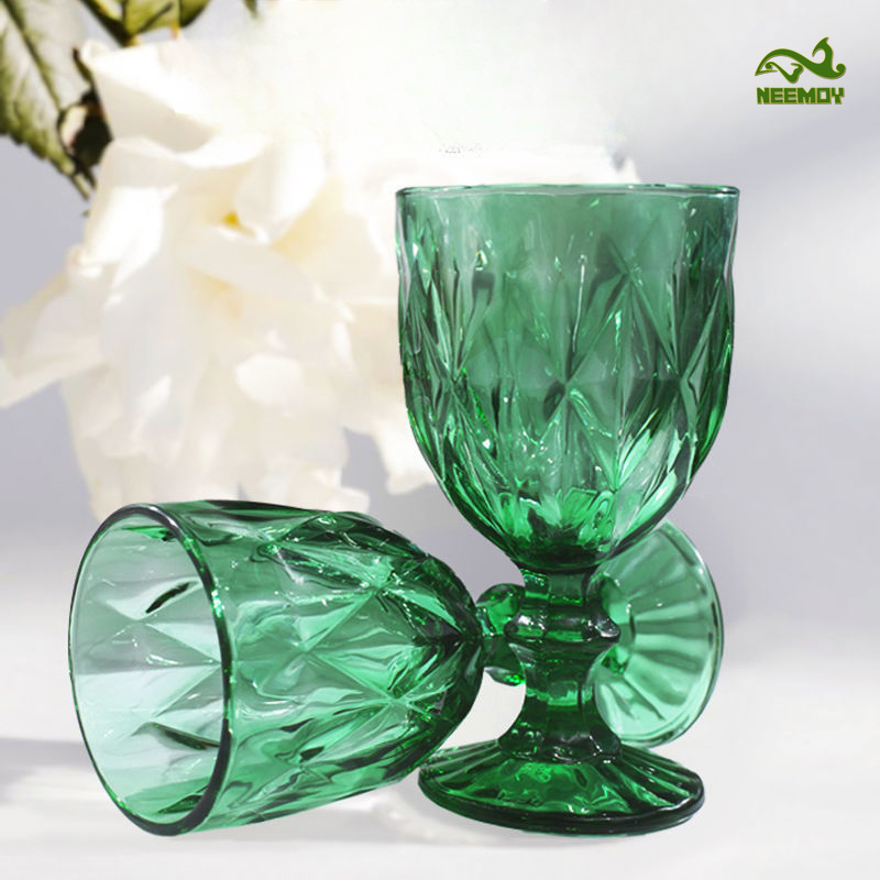 Green Engraved Relief High Foo - Wine Beer Foot recension och pris