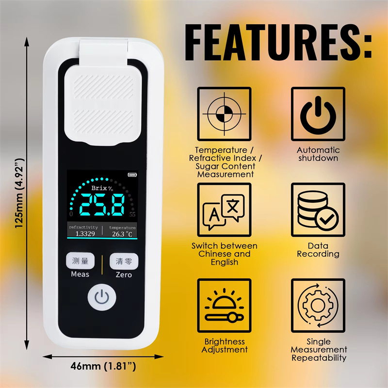 Digital Brix Refractometer Rec - Wine Beer Juice recension och pris